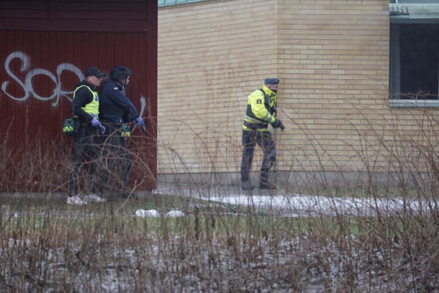 <p>Police stormed the Risbergska School in Orebro and exchanged fire with the gunman</p>