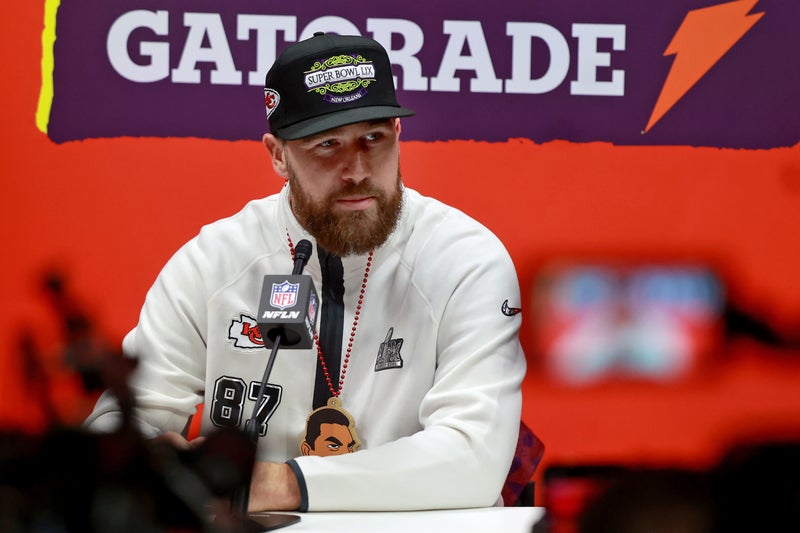 Travis Kelce has coy response about proposing to Taylor Swift at the Super Bowl