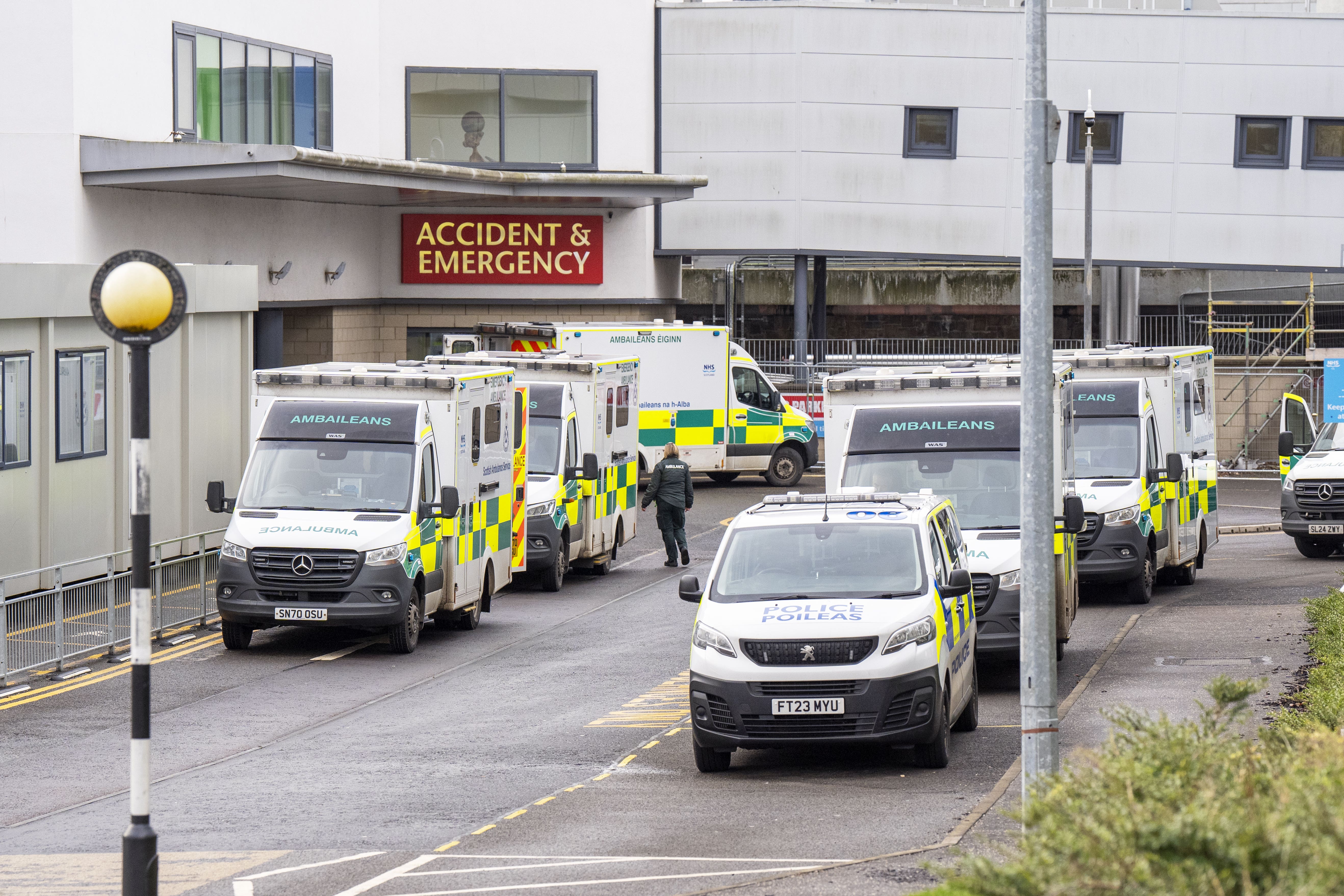 The incidents took place at Victoria Hospital, Kirkcaldy (Jane Barlow/PA)