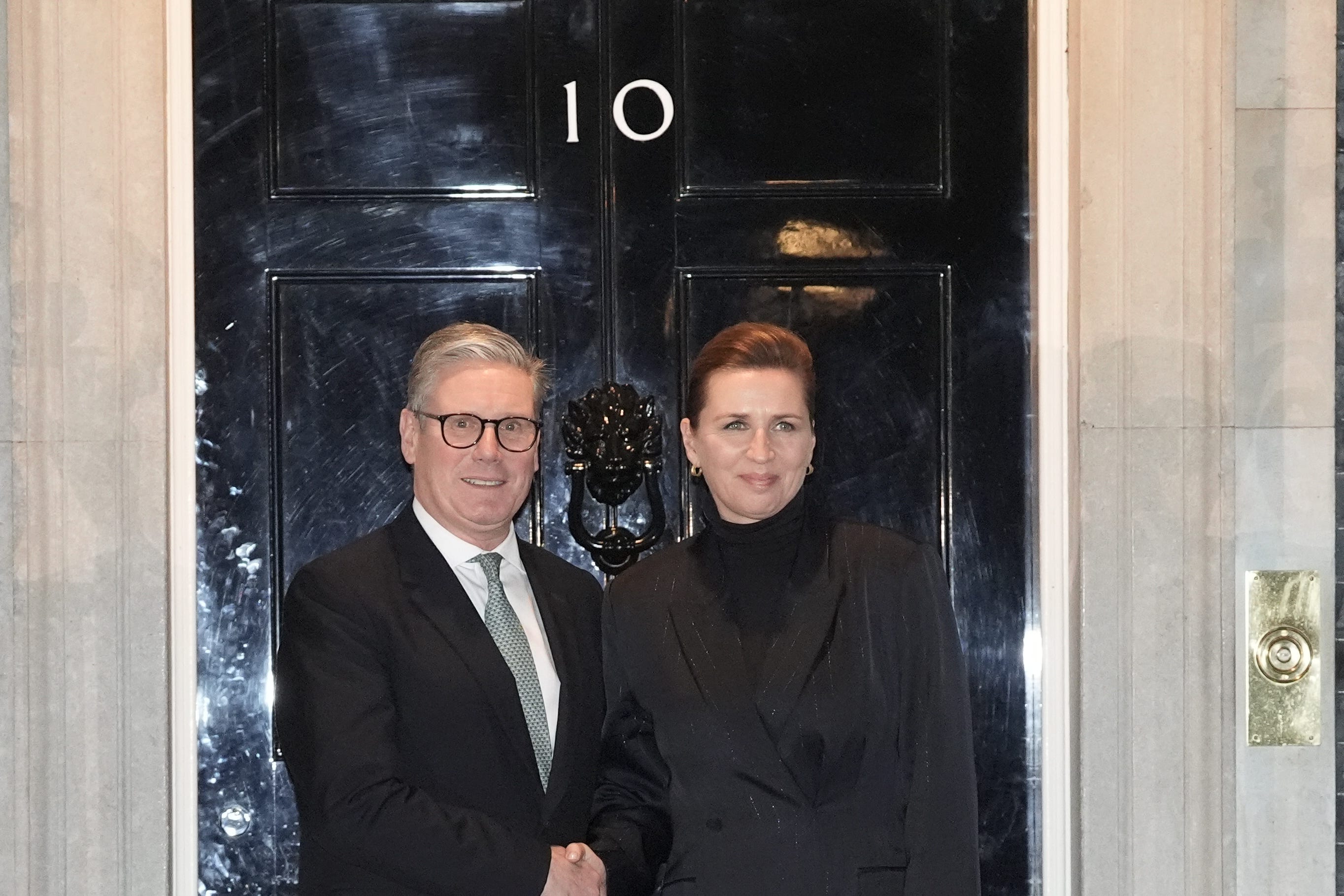 Denmark's Prime Minister Methte Frederiksen issued her statement in London and published her statement (Stefan Ruseau/Pennsylvania).