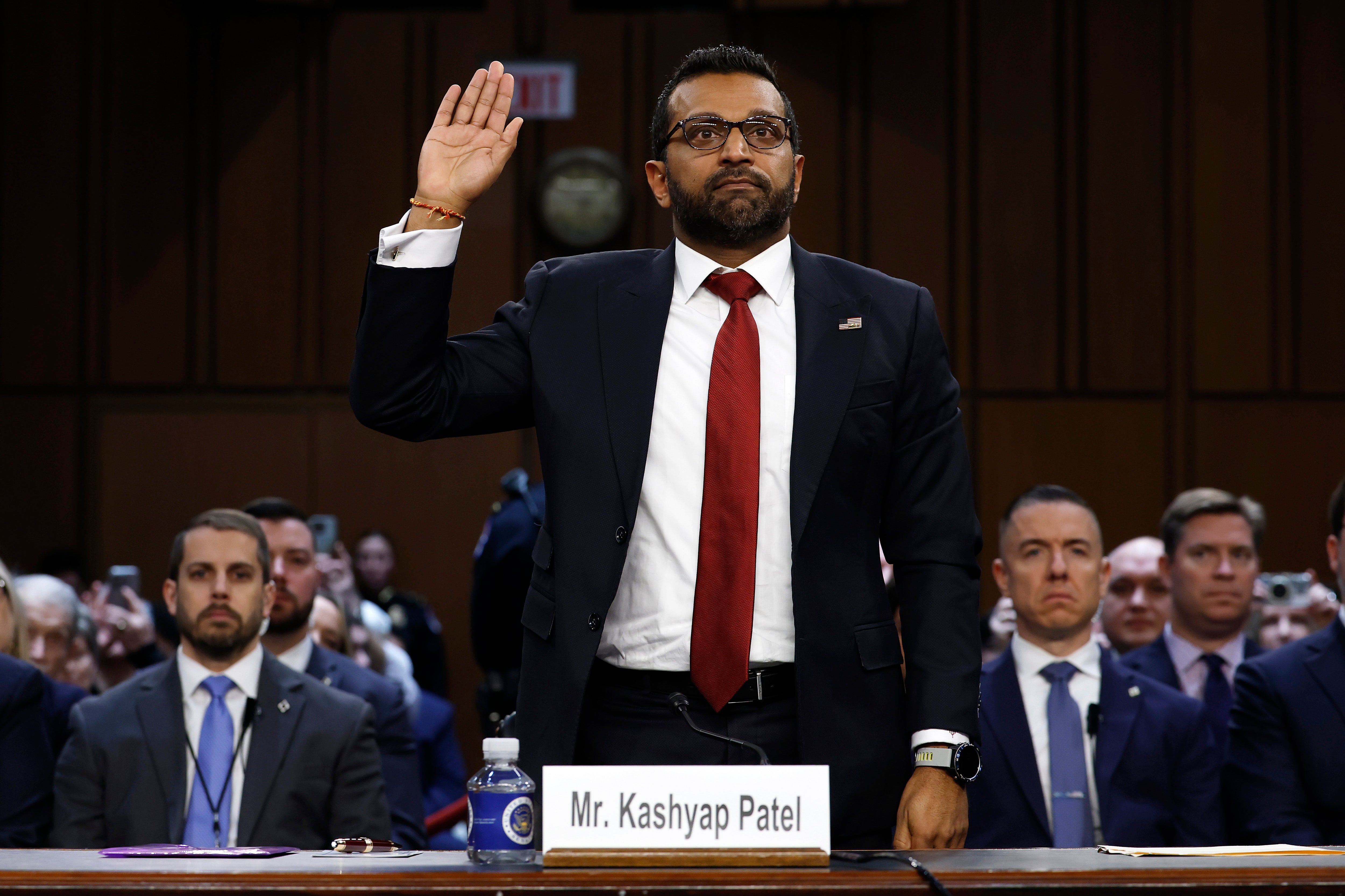 Kash Patel, Trump’s nominee for FBI director, is under scrutiny from Democratic officials following an ‘unprecedented’ purge of agency personnel