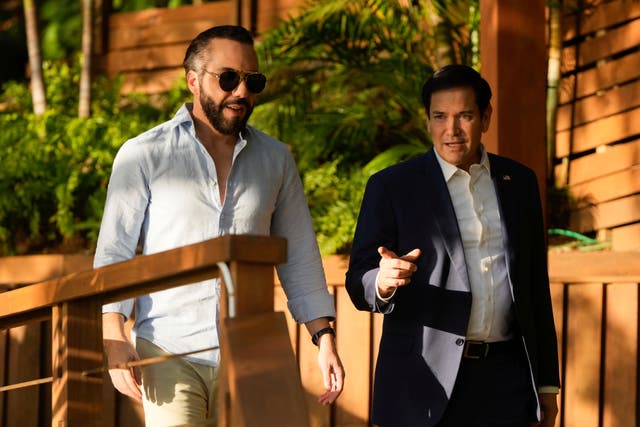 El Salvador US Rubio