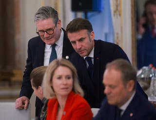 Starmer joins informal EU leaders' retreat at the Palais d'Egmont in Brussels