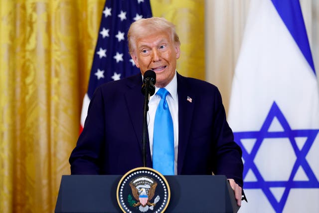 <p>President Donald Trump proposed that the U.S. “take over” Gaza during a joint press conference with Israeli Prime Minister Benjamin Netanyahu</p>