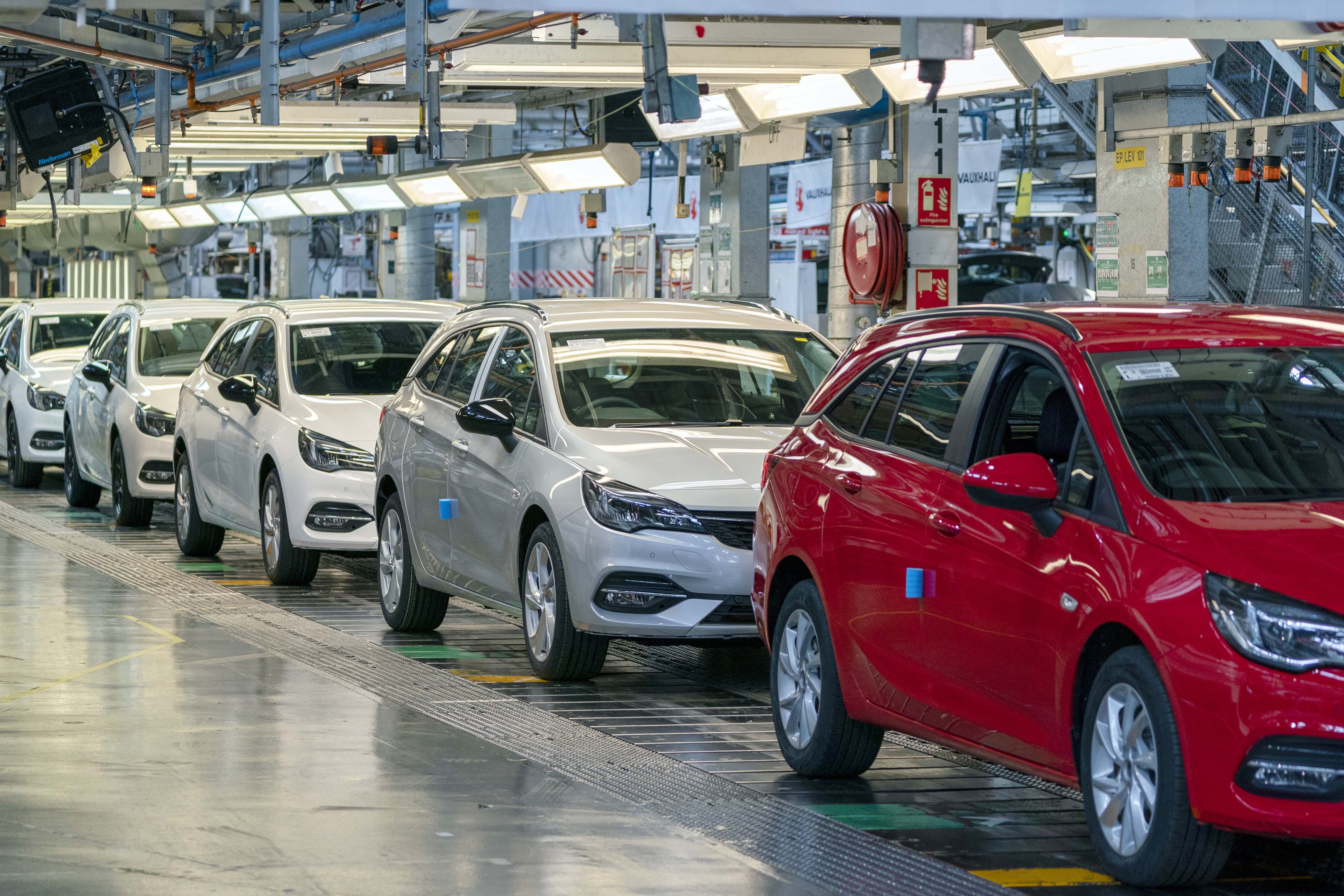 Registrations of new cars fell by 2.5% last month, figures show (Peter Byrne/PA)