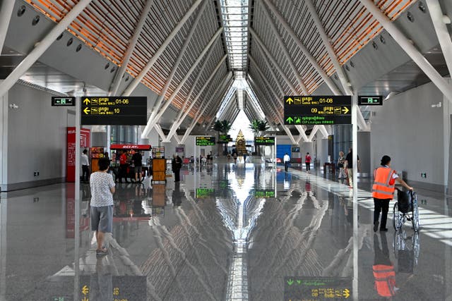 <p>File. A terminal at the Siem Reap airport in Cambodia</p>