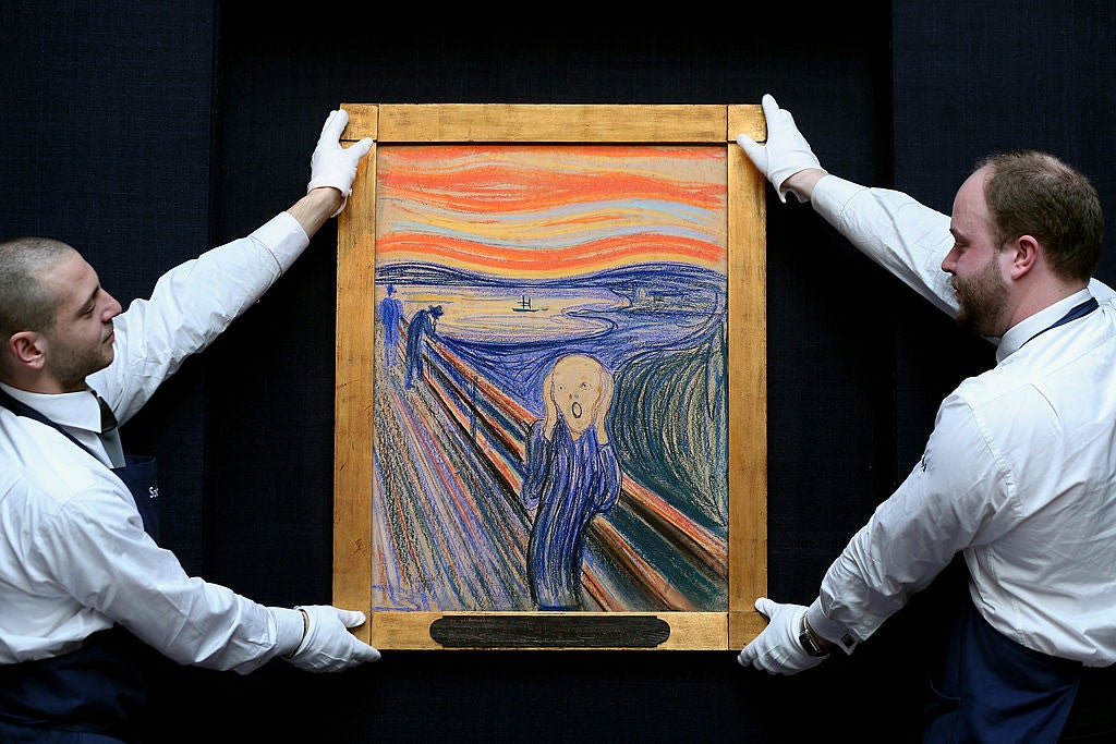 Uma versão de 'The Scream' de Edvard Munch estará em exibição em Roma em 2025