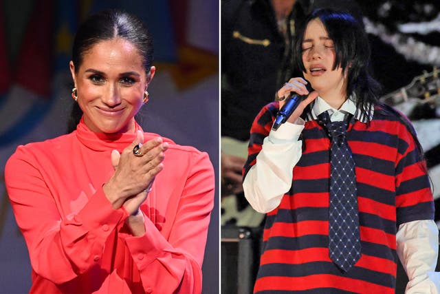 <p>Meghan Markle has shared an emotional video thanking singer Billie Eilish </p>