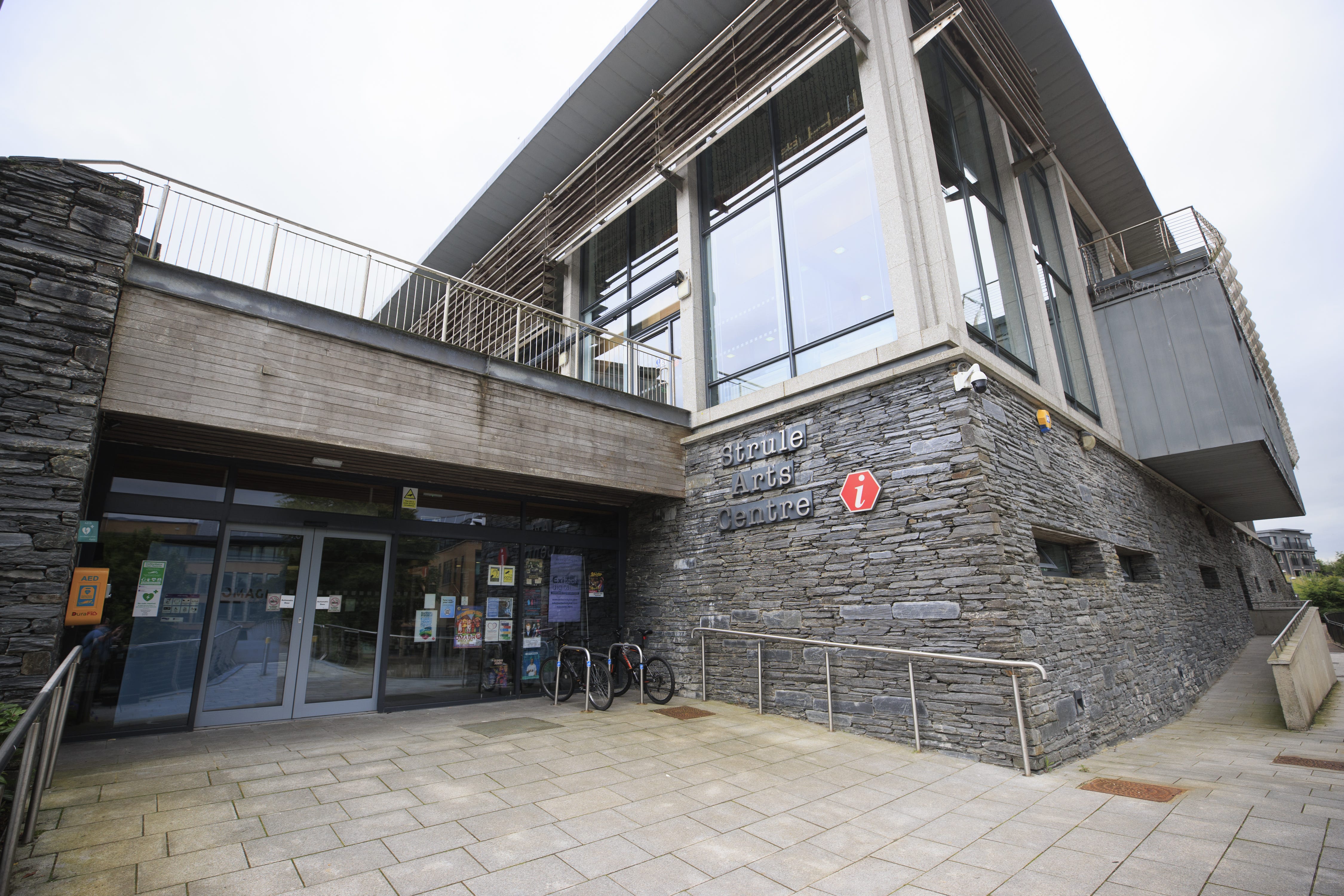 The Strule Arts Centre in Omagh, where the hearings into the Omagh bombing are taking place (Liam McBurney/PA)