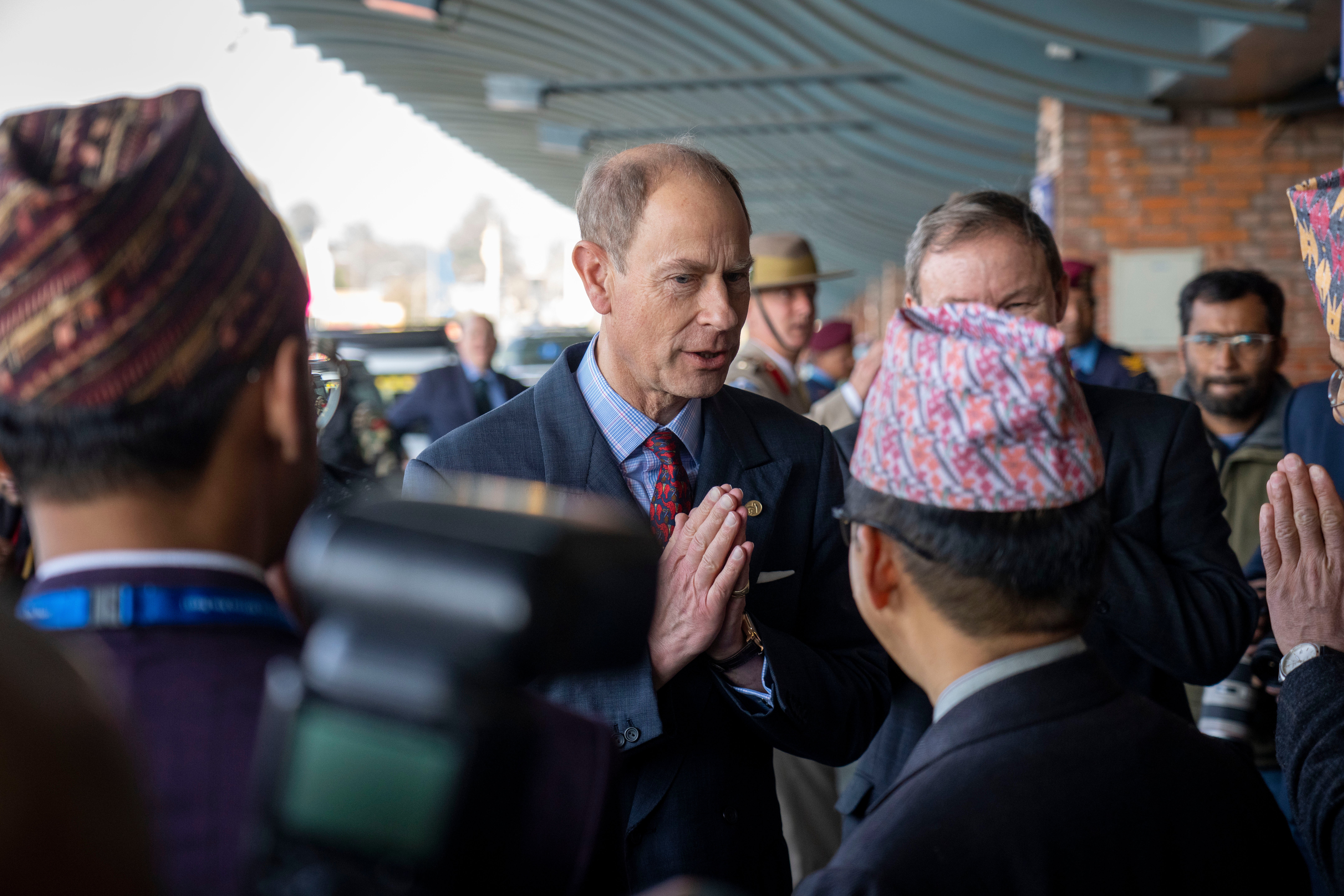 Nepal Britain Royals