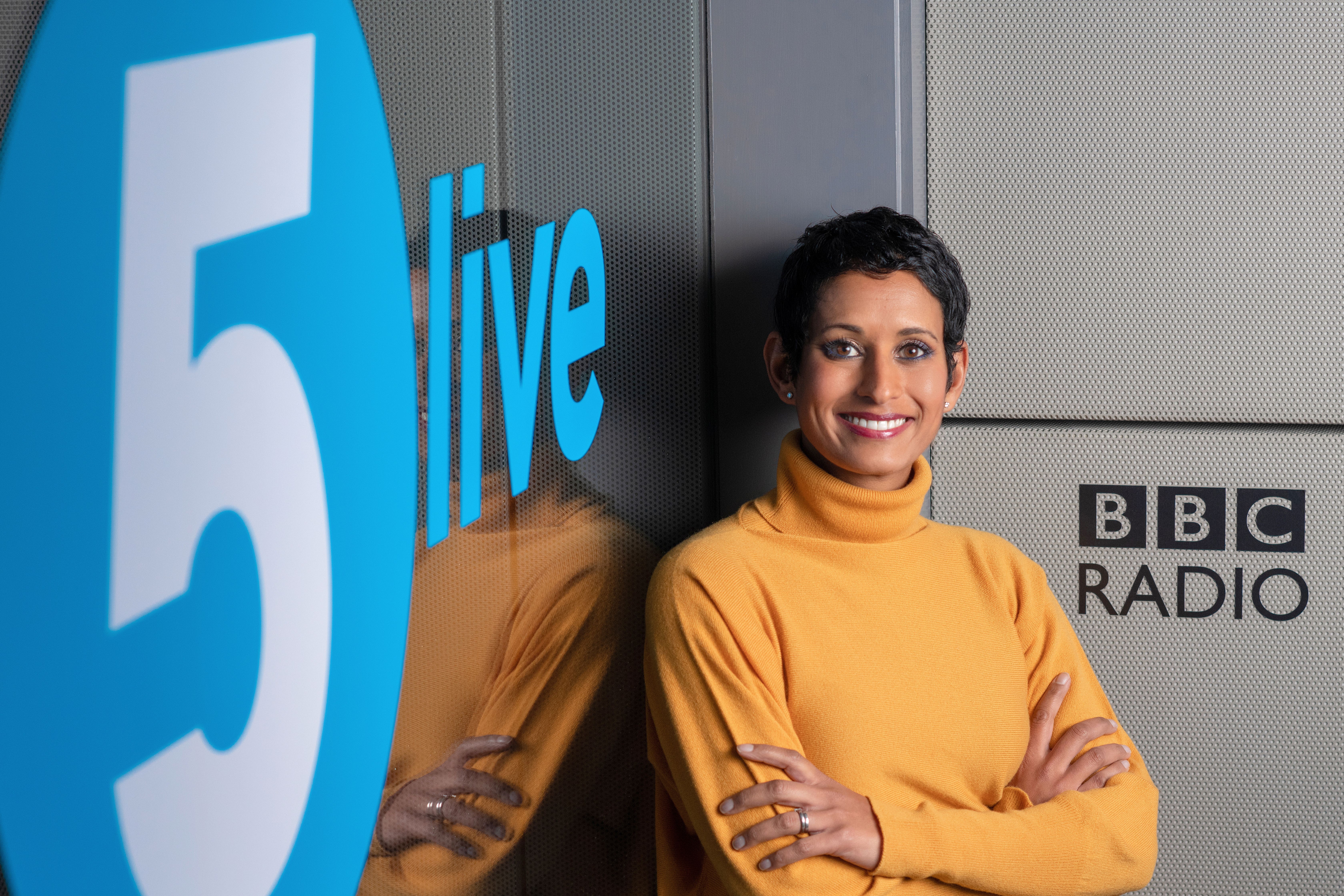 Naga Munchetty on BBC Five Live