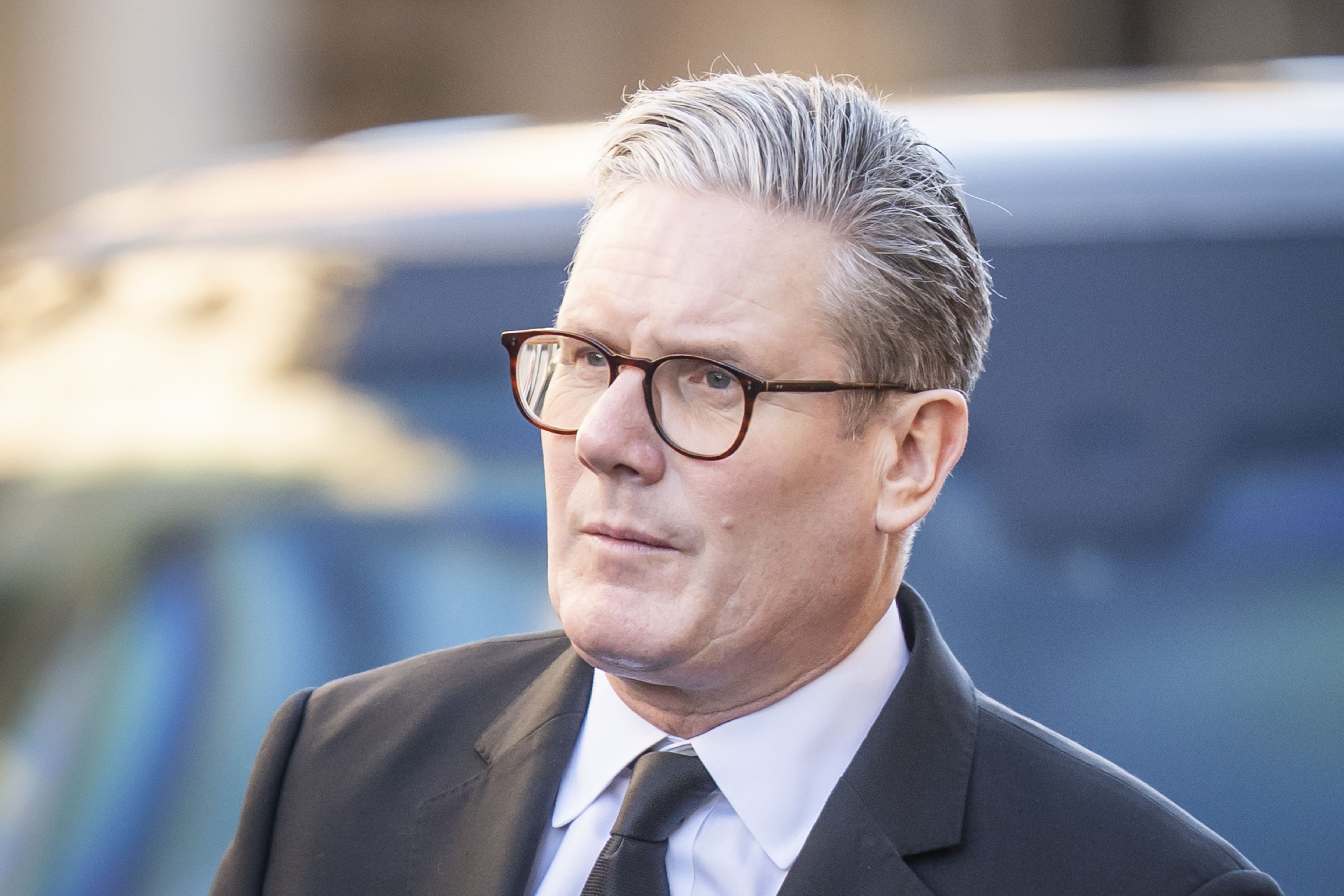 Sir Keir Starmer called the 3 Dads Walking group ‘inspirational’ (Danny Lawson/PA)