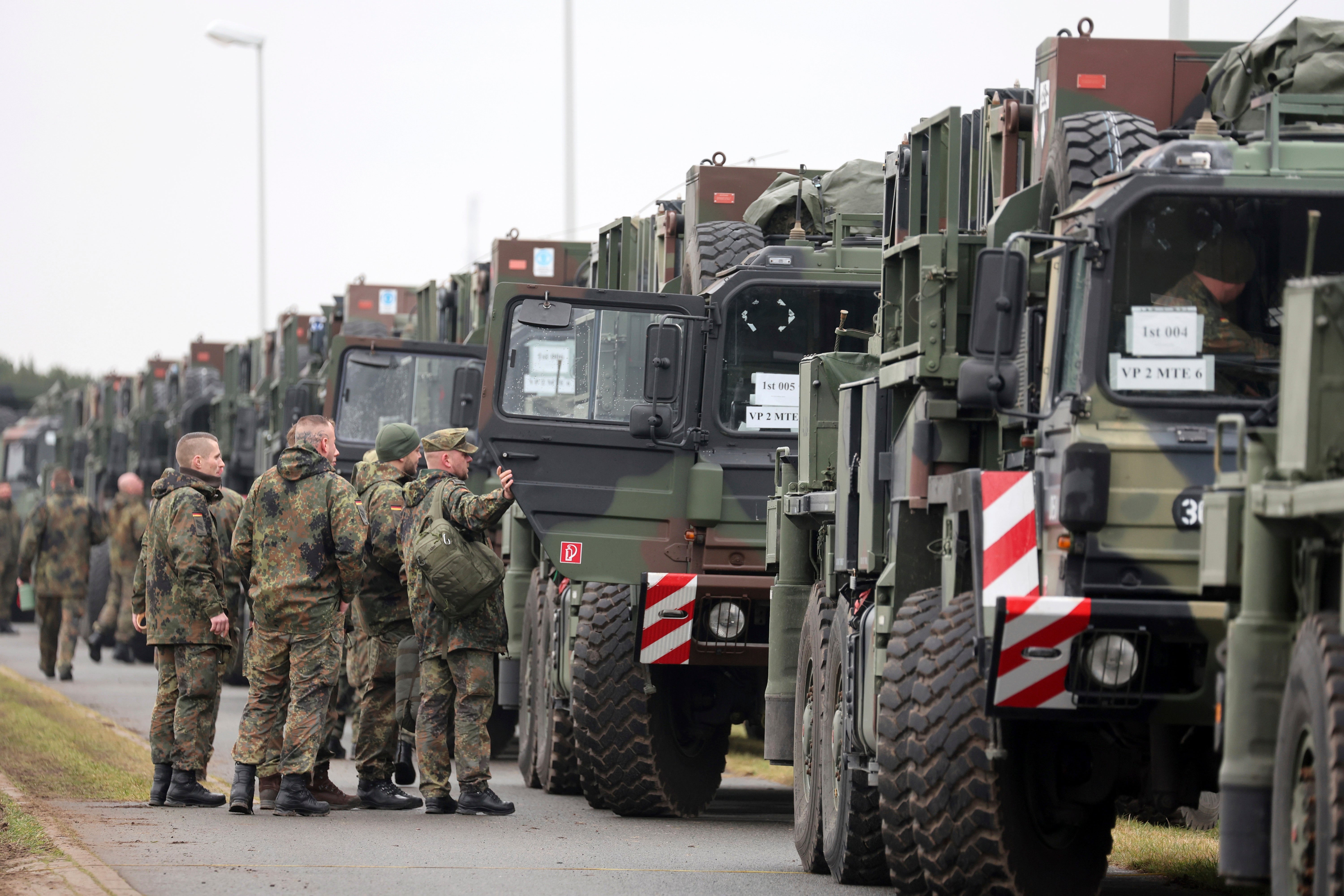 Patriot air defence missile squadrons being moved from Germany to Poland ion January 2023