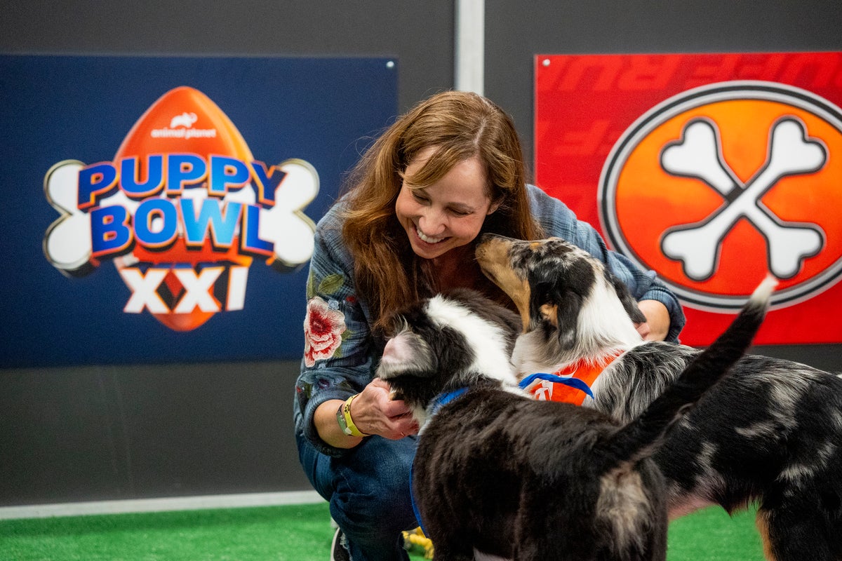 Meet the woman keeping the adorable pups happy at this year's 'Puppy Bowl'