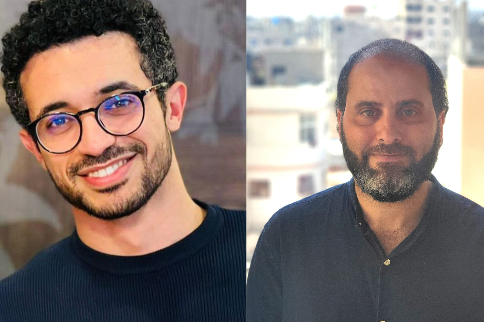 Ghassan Ghaben, left, and Mohammed Ghalayini are both shocked by Donald Trump’s comments (Ghassan Ghaben/ Mohammed Ghalayini/PA)