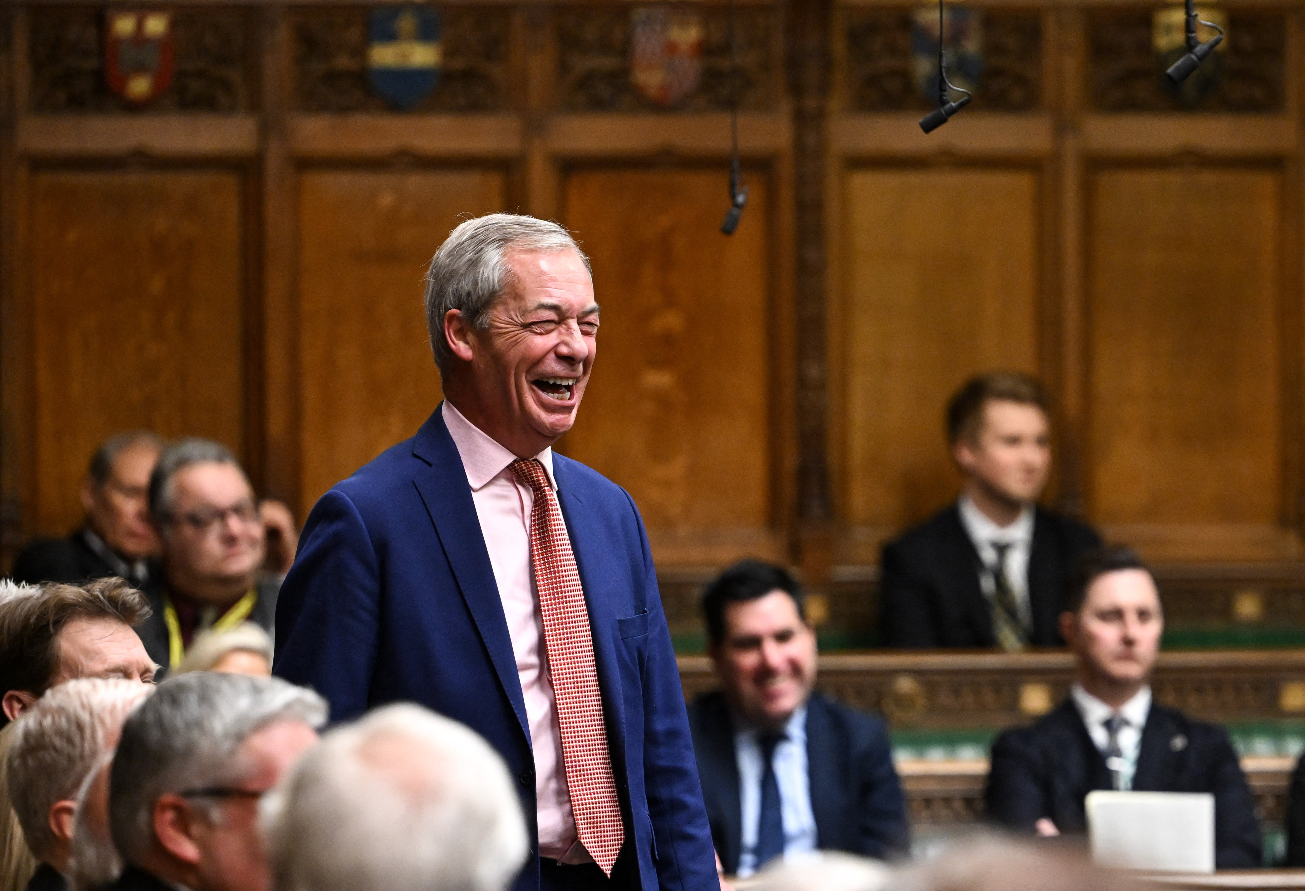‘Many voters rate Farage higher than Starmer on many qualities, but they do not think that Farage is prime ministerial. His appearance at a Bitcoin conference in Las Vegas today will not help him in that respect’