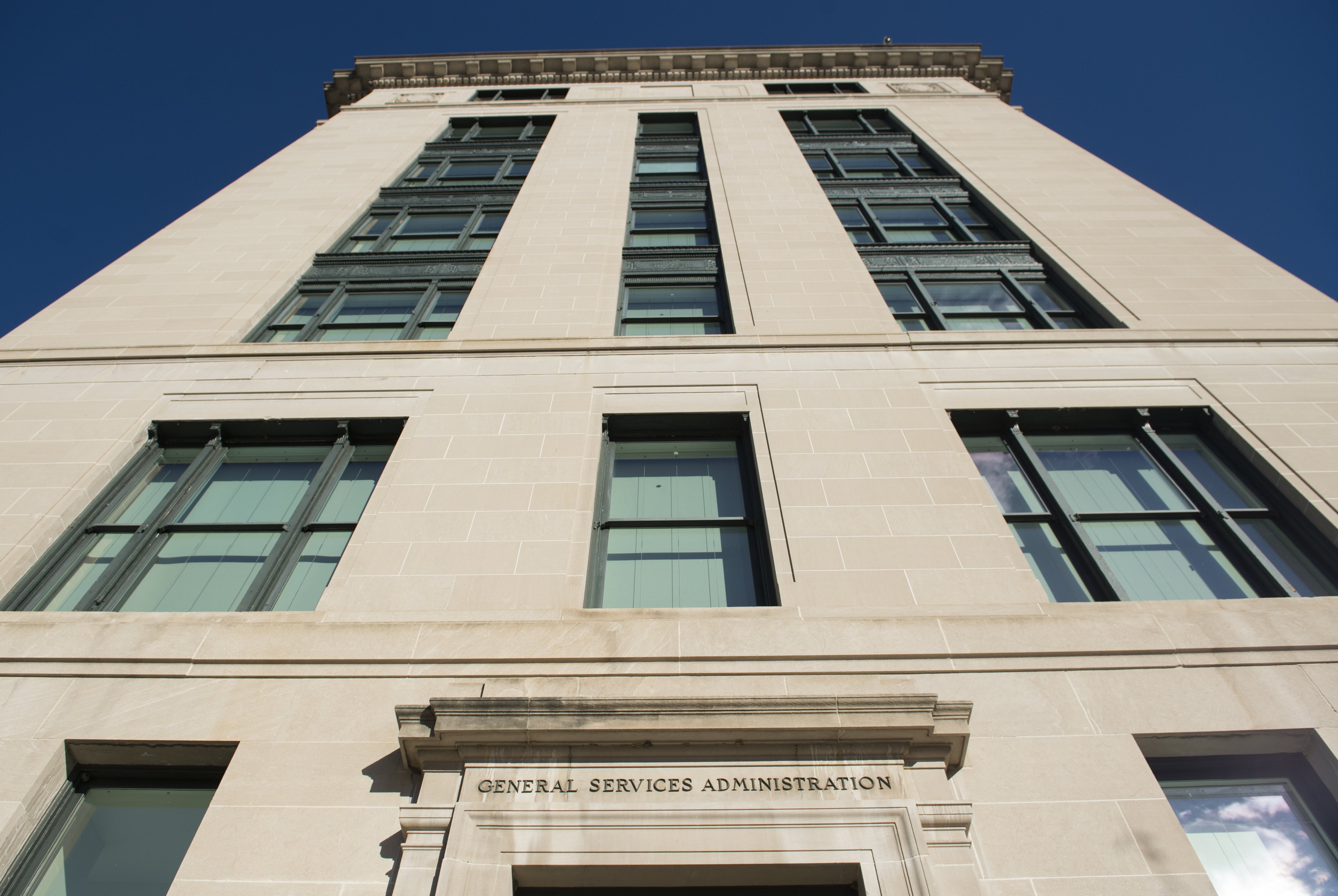 The General Services Administration building in Washington, D.C., manages much of the government’s real estate, which could soon be under pressure.