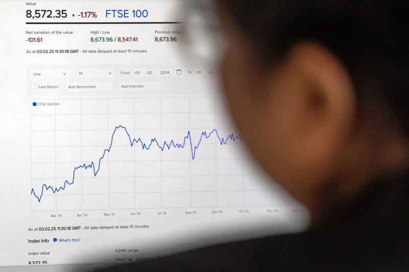 FTSE 100 climbs after temporary easing of Trump tariff fears