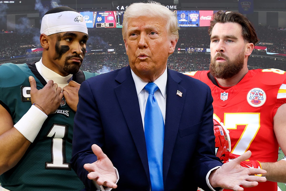 Who will Donald Trump be supporting at the Super Bowl?