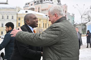 David Lammy meets with Ukraine's Foreign Minister Andrii Sybiha