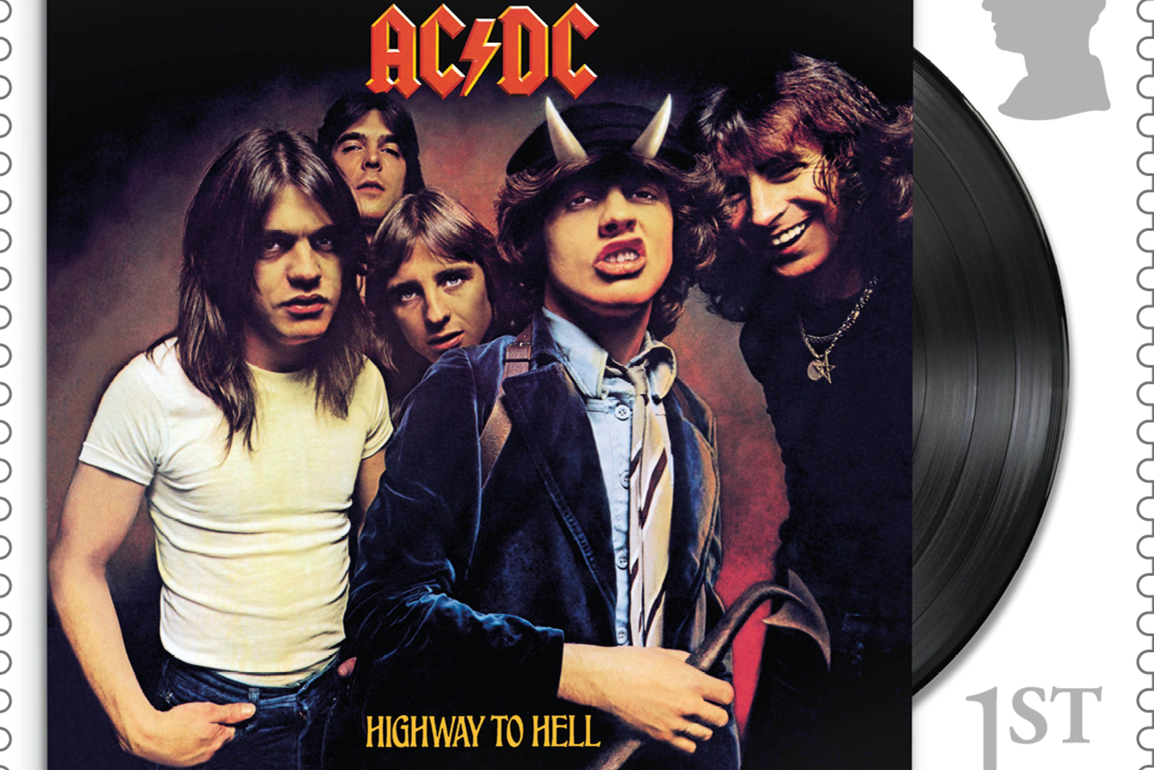 The Highway To Hell stamp is among those in the new set (Royal Mail/PA)