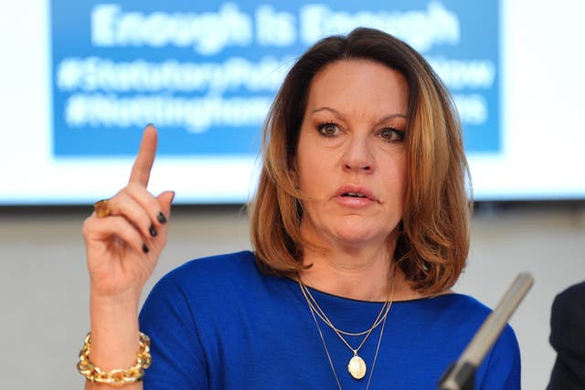 Emma Webber, the mother of Barnaby Webber, said she has called on the IOPC to ‘do the right thing’ (Jonathan Brady/PA)