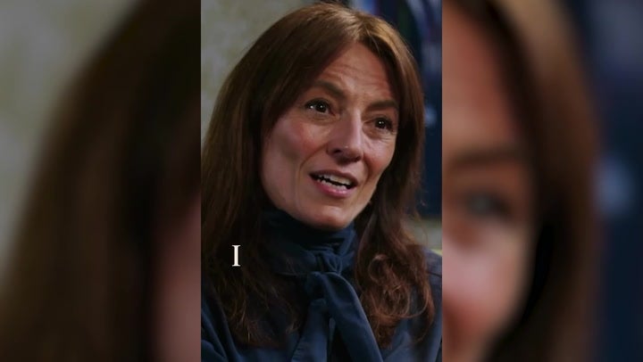 <p>Davina McCall breaks down in tears recalling letters she wrote to children before brain tumour operation.</p>