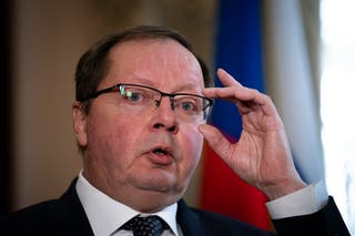 Russian ambassador Andrei Kelin said that Ukraine should be a neutral and non -nuclear state (Aaron Chown / PA)