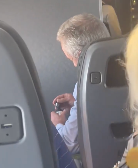 RFK Jr was recorded adminstering a mysterious blue liquid into his drink on a flight