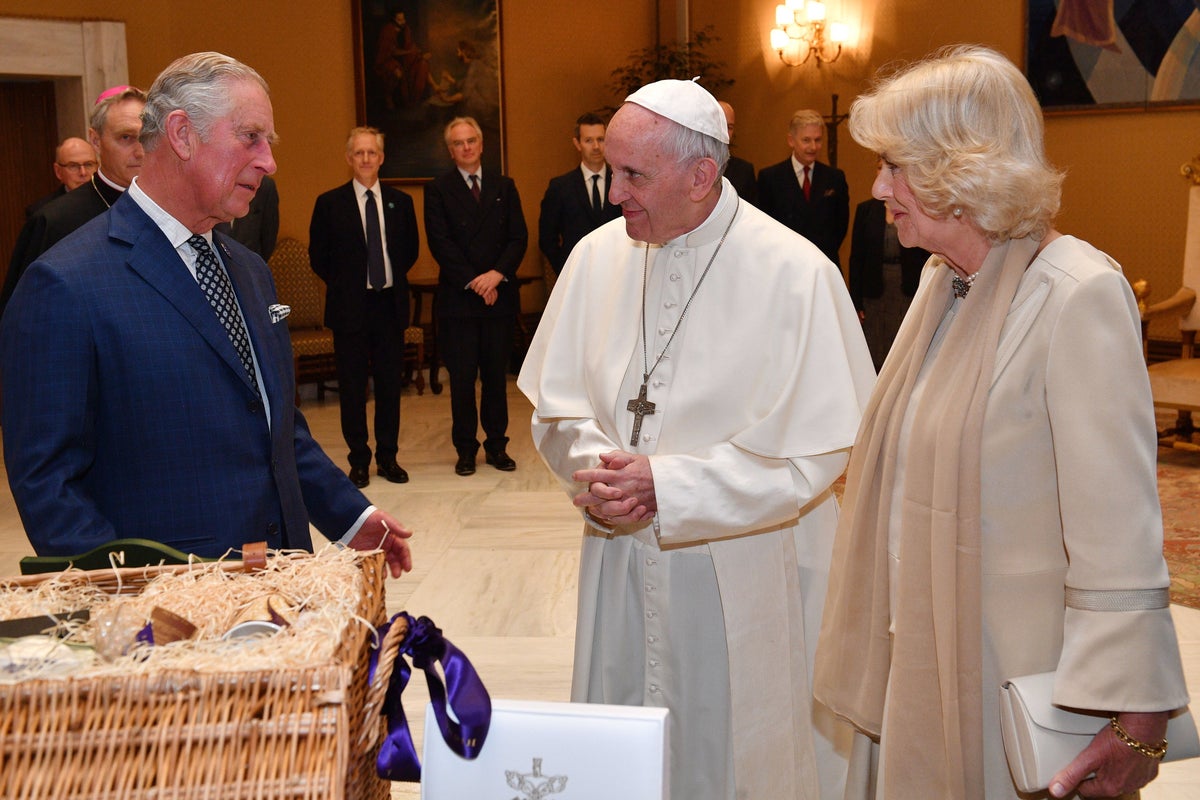 King Charles and Camilla postpone state visit to Vatican as Pope recovers from illness King Charles and Camilla postpone state visit to Vatican as Pope recovers from illness