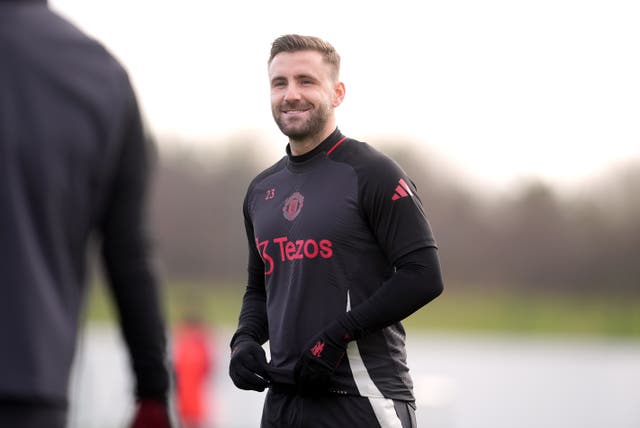 <p>Luke Shaw is injured again (Martin Rickett/PA)</p>