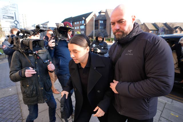 Chelsea and Australia striker Sam Kerr appeared at Kingston Crown Court (PA)