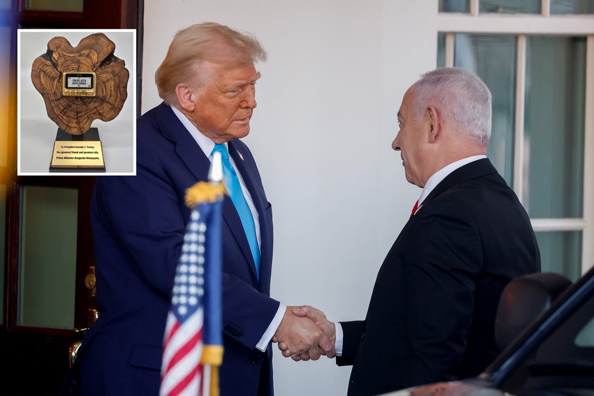 Trump received morbid gift from Netanyahu during White House visit