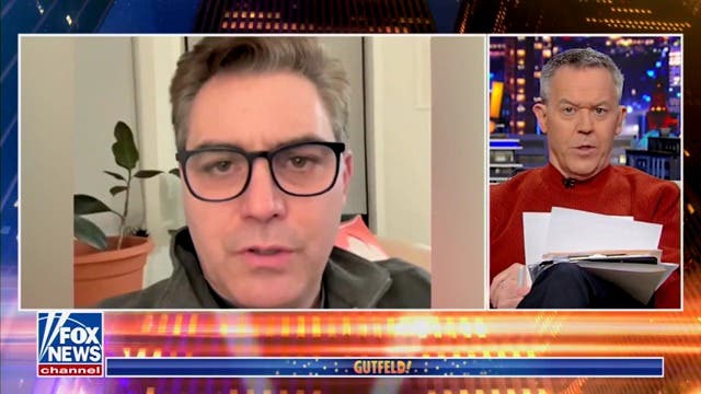 <p>Fox News host Greg Gutfeld relentlessly mocks former CNN anchor Jim Acosta's new online show.</p>