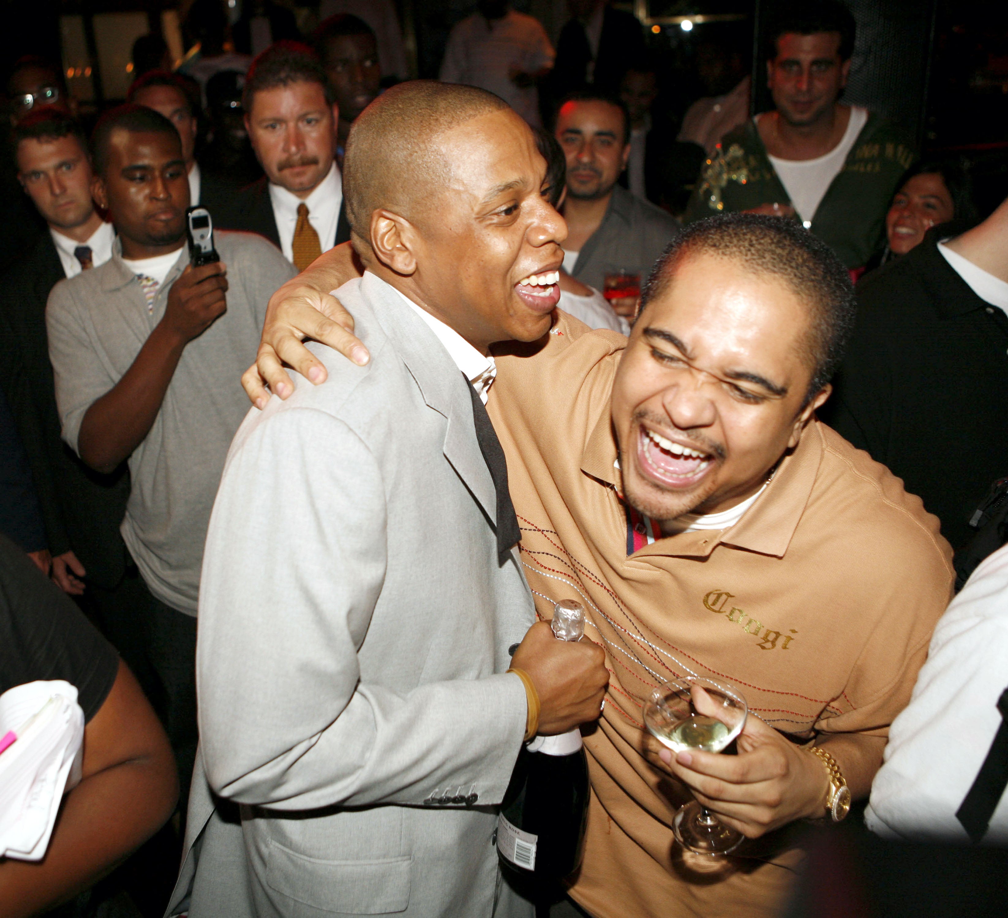 Gotti with Jay-Z celebrating the 10th anniversary of 'reasonable doubt'