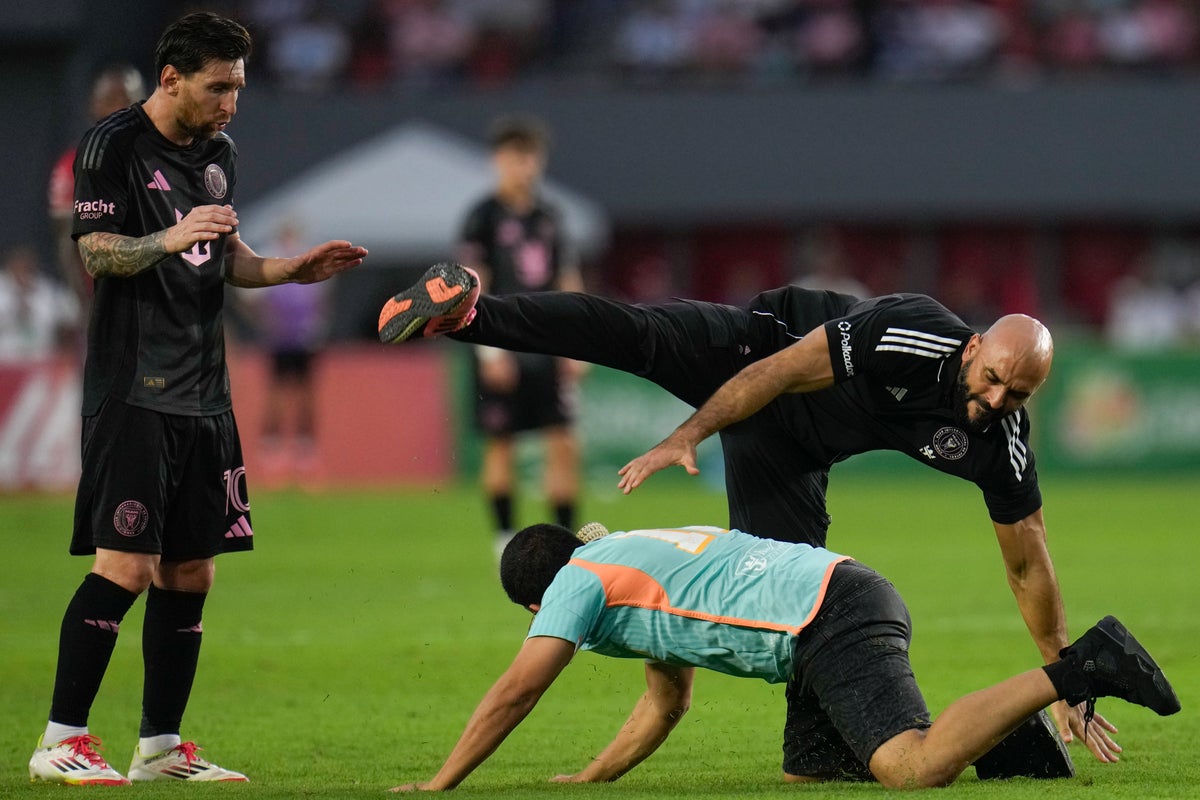 Lionel Messi’s bodyguard banned from touchline during Inter Miami games