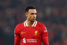 Arne Slot raises doubts over Trent Alexander-Arnold’s fitness for Merseyside derby