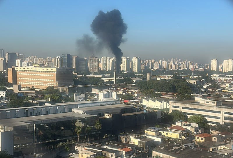 At least two dead as plane crashes into vehicles on busy Sao Paulo road