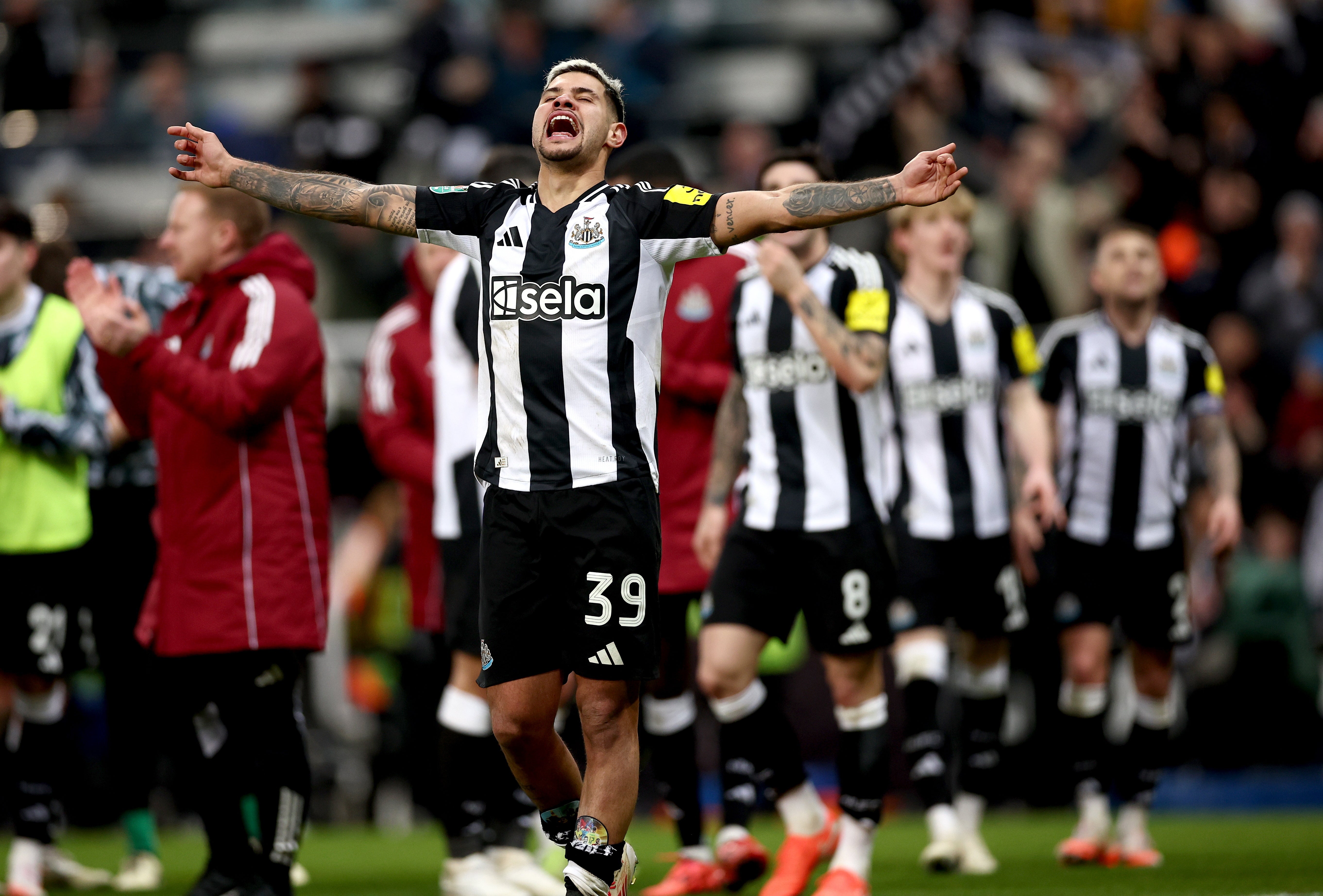 Newcastle are already heading to Wembley after defeating Arsenal in the Carabao Cup semi-final