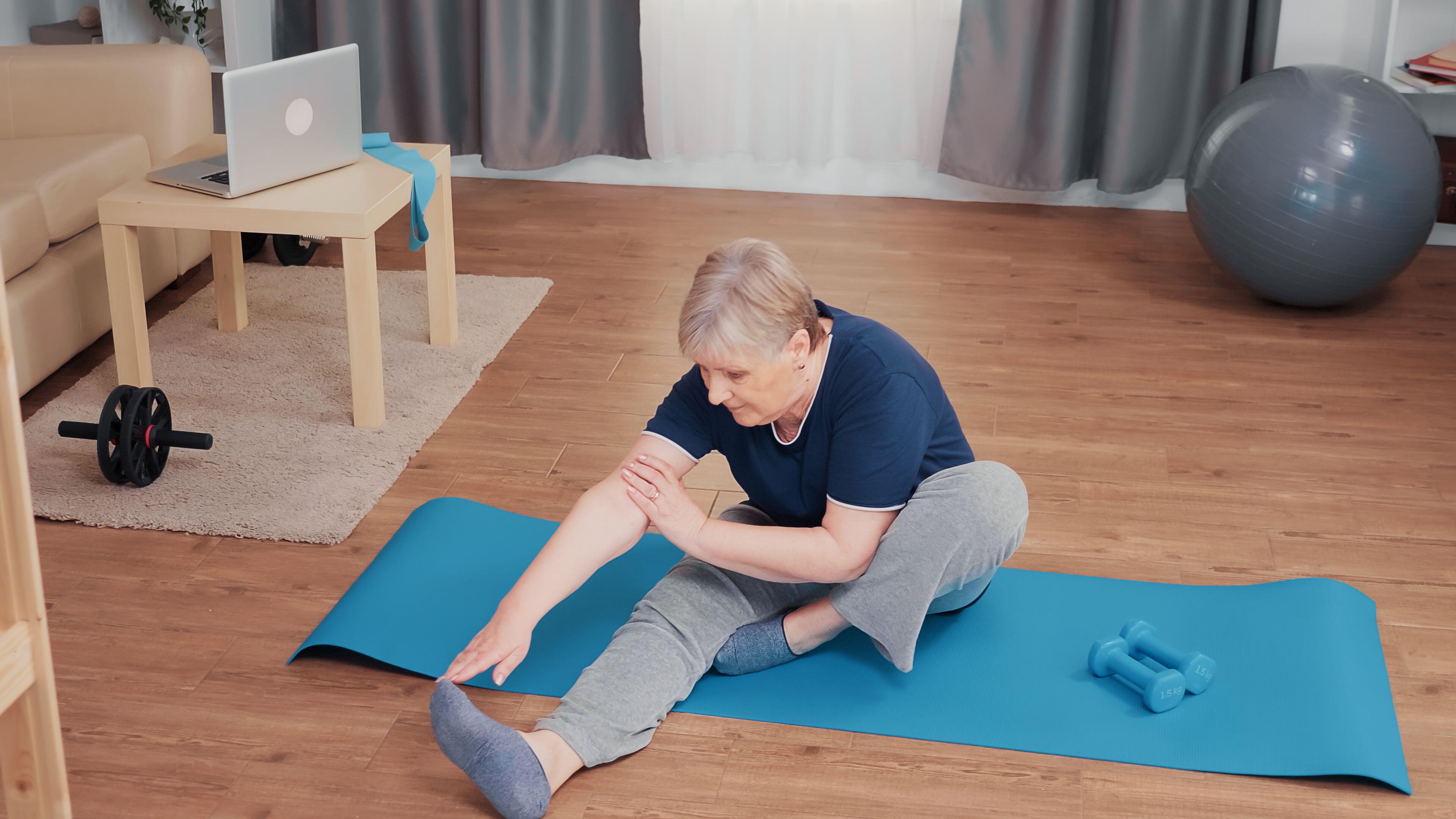 Yoga mats have been added to the ‘basket’ as more people take up home workouts