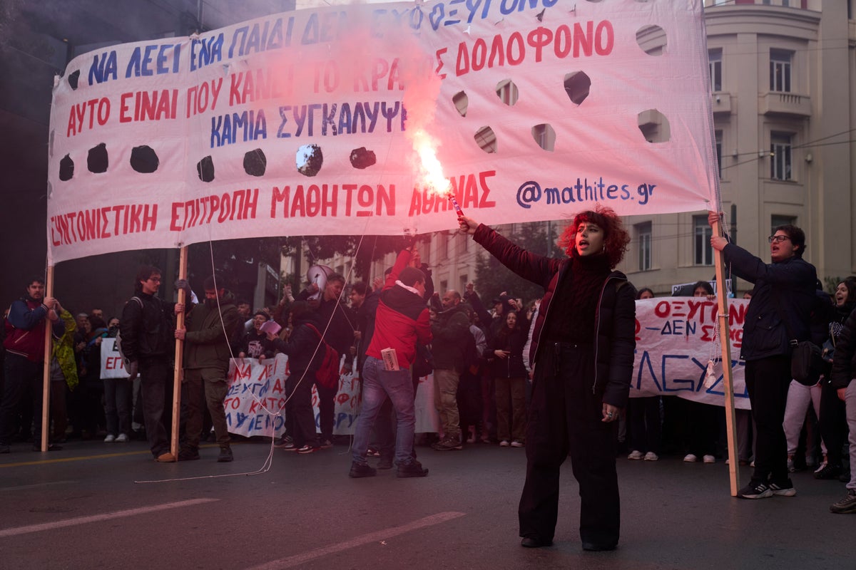 Thousands block Athens traffic to protest delays in Greek rail disaster inquiry