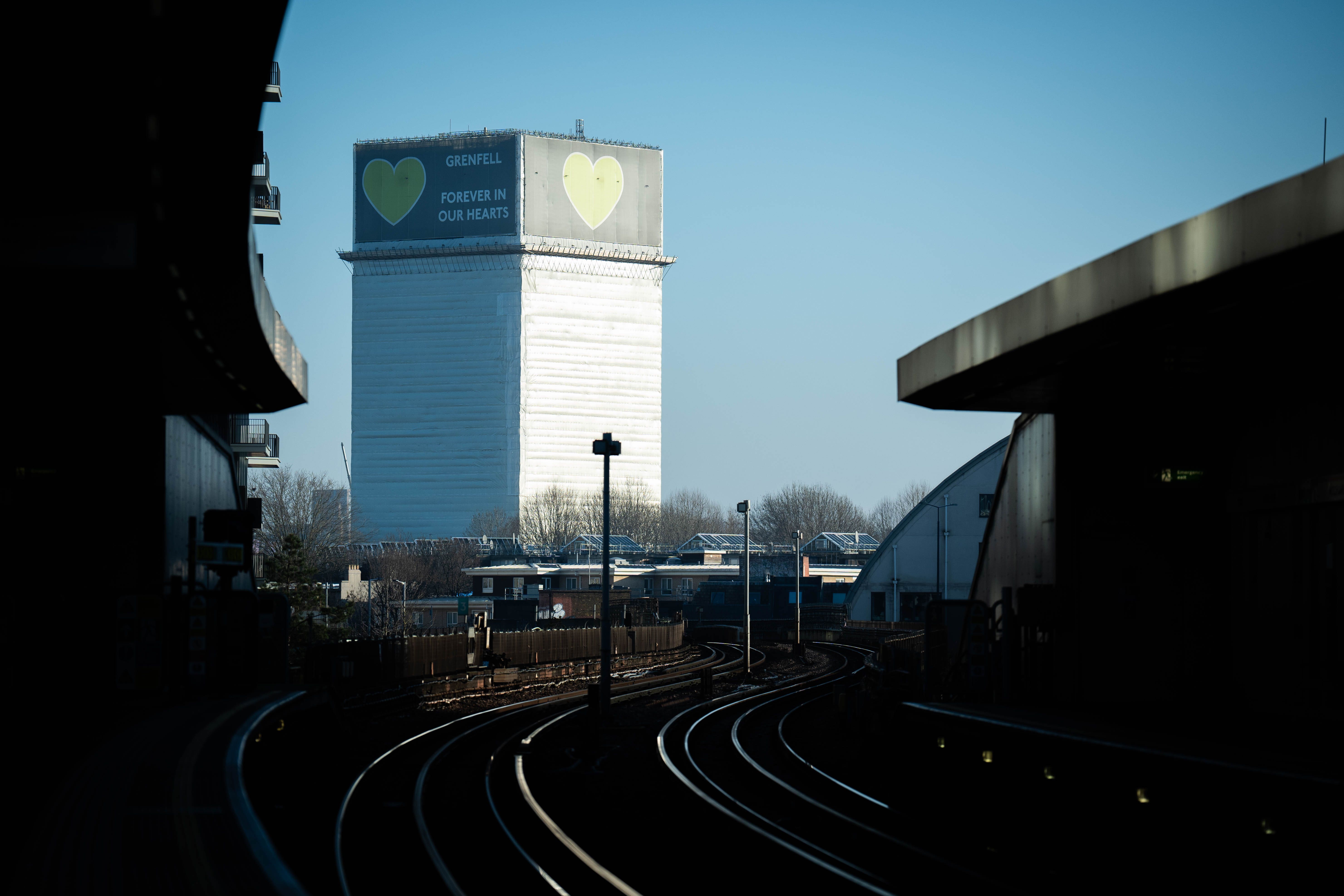 Grenfell Tower will be demolished, the Government has announced (James Manning/PA)