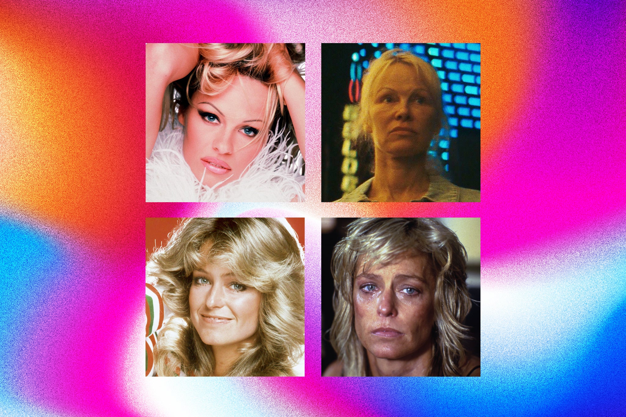 Pop culture icons Pamela Anderson and Farrah Fawcett both transferred from pin-up fame into late-career dramatic work