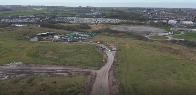 <p>The Jameson Road landfill in Lancashire</p>