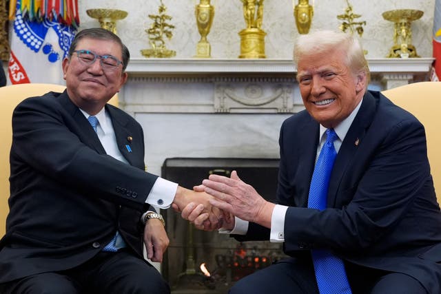 APTOPIX Trump US Japan