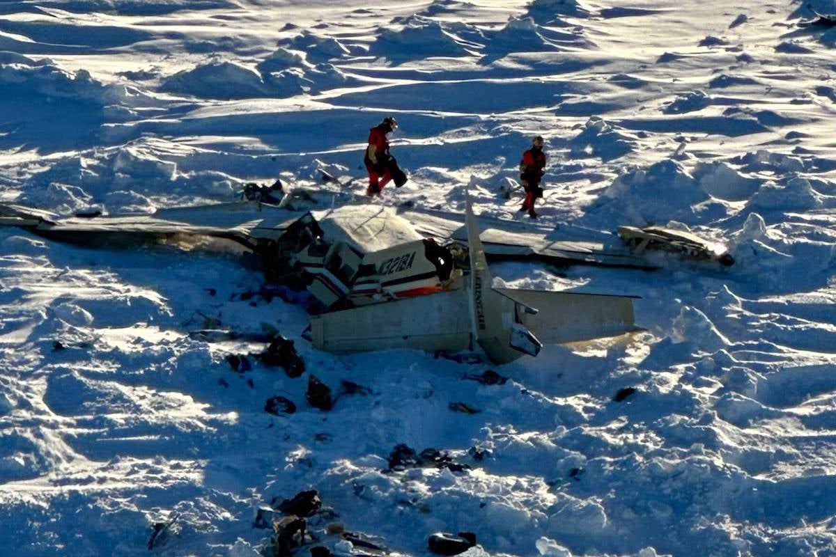 Missing Alaska plane. found with three bodies inside