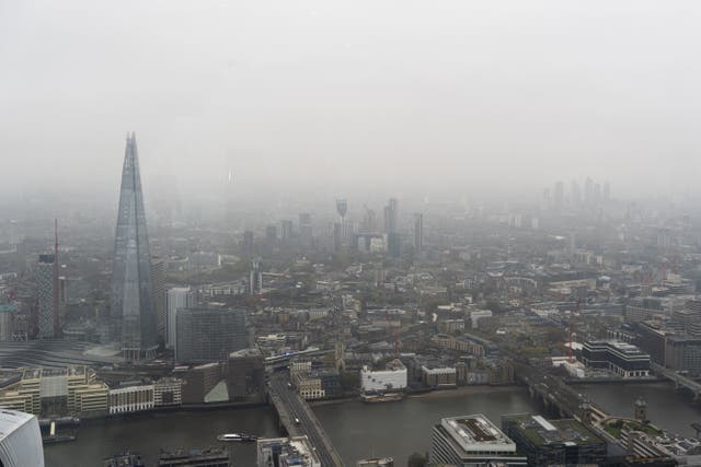 Maximum temperatures will be slightly below average (Jordan Pettitt/PA)