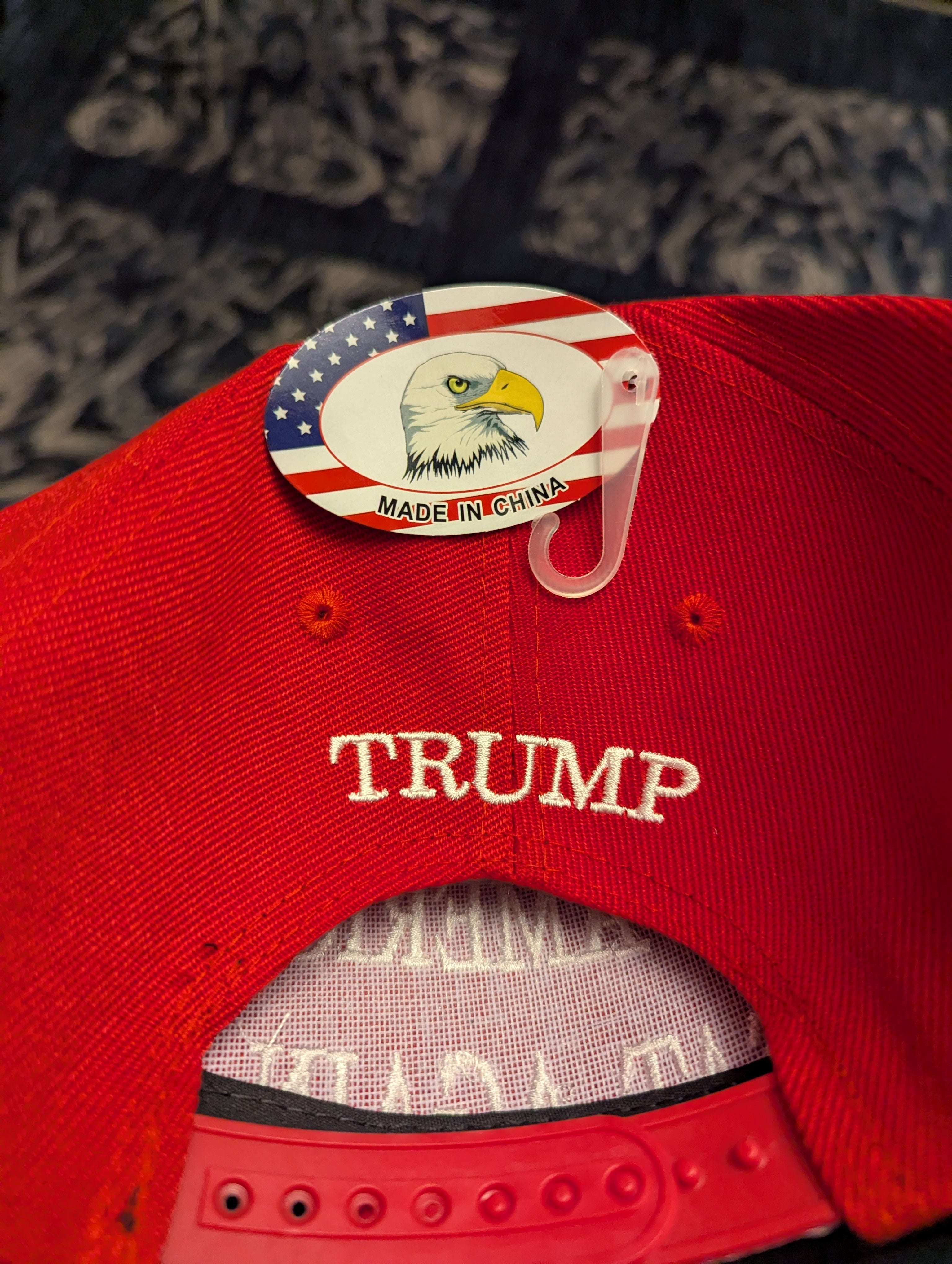 Trump memorabilia made in China