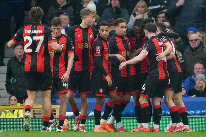 Bournemouth brush aside in-form Everton to advance in FA Cup