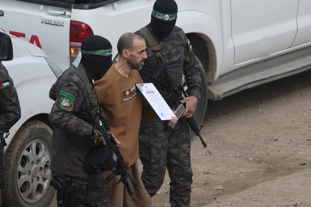 <p>Eli Sharabi was one of the hostages freed by Hamas at the weekend</p>
